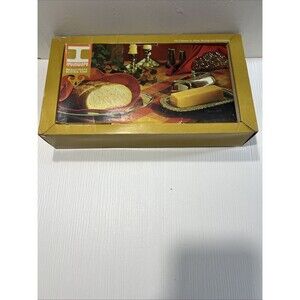 Vintage Irvinware Covered Butter Dish  & Bread Plate, NEW IN BOX